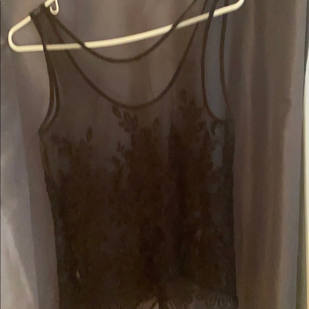 Sheer Aqua by Bloomingdales top